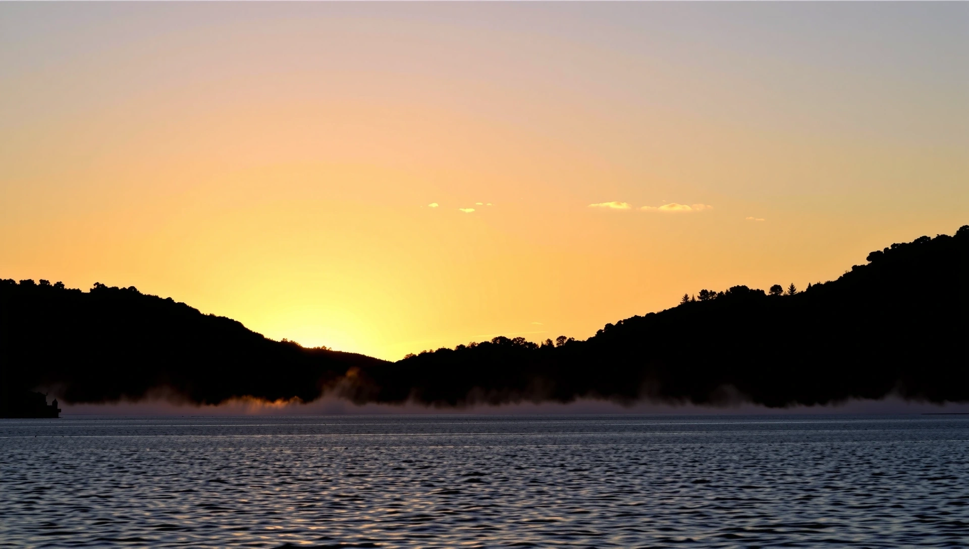 Sunrise over a serene natural landscape, symbolizing new beginnings and vitality.