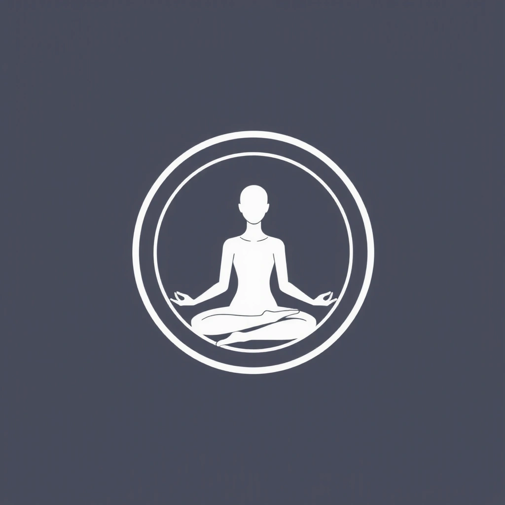 Icon representing holistic wellness, like a person in a serene pose